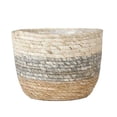 thumbnail image 3 of Flower Pot Yard Potted Flowers Rattan Flower Desktop Soil Cultivation Handmade Rattan Durable Eco-Friendly Built-In Soil System Indoor Outdoor Home Office Garden Decor, 3 of 6