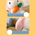 thumbnail image 3 of Juguete de Conejito de Peluche Blanco con Zanahoria 22 Cm de Altura - Muñeco de Peluche de Conejo de Pascua Regalo Perfecto para Niños en Cumpleaños o Año Nuevo ANGGREK  Otros, 3 of 8