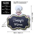 thumbnail image 2 of Accent Collection Polyresin Chef Menu Board Wall Decor 9 in, 24 cm, 2 of 5
