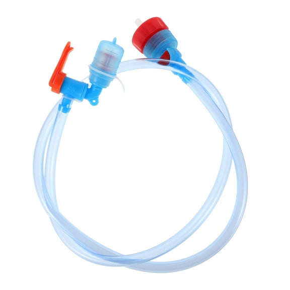 LITINKIMI Drink Hose Hydration Pack Drinking Tube TPU Sky-blue For Travelers 1Set