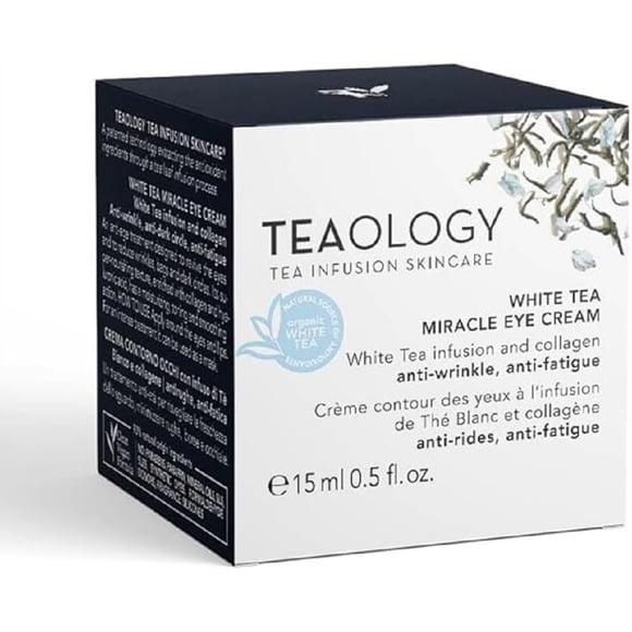 Crema para ojos Teaology White Tea Miracle Antiarrugas 30 ml