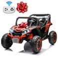 thumbnail image 1 of Joyracer 4X4 Jouet UTV à Chevaucher 24 Volts avec 2 Places, 4*150 W 5 Mi/h Quad pour Enfants avec Télécommande, Rangement, Arc à Tirer, 3 Vitesses, Musique Bluetooth, Rouge, 1 of 12