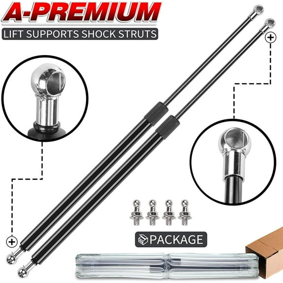 A-Premium Front Hood Lift Supports Compatible with Lexus LX570 Toyota Land Cruiser 2008-2015 Sport Utility 2-PC