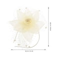 thumbnail image 2 of Wedding Fascinator Headpiece Mesh Fascinator Headband Tea Party Headband Women Fascinator, 2 of 8