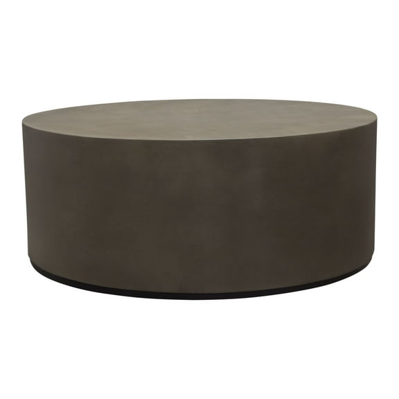 Montage Round Faux Cement Cocktail Table by Diamond Sofa