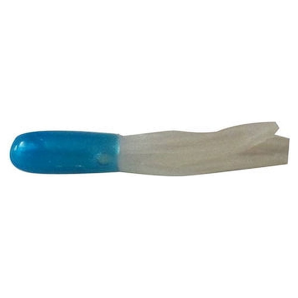 (6 pack) Creme 1.5" Mini Tail Lure, Blue & Pearl