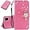 Pink, variant on Compatible with iPhone 11 Case Glitter Stylish Crystal Owl with Wrist Strap Kickstand Magnetic Leather Wallet for Women Flip Phone Case for iPhone 11 6.1 inch Pink YK