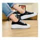 thumbnail image 1 of Slipper Urban Canvas Casual Platform Black 7083 - Mujer, 1 of 4