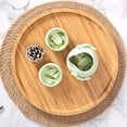thumbnail image 2 of Plateau de Service Rond en Bois Support de Vaisselle Plateau pour Fruits Pizza 20 25 30cm, 2 of 7