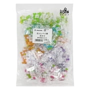 Fusion Select Authentic Traditional Konpeito Japanese Star Candy Individually Wrapped Assorted Mix 50 Count