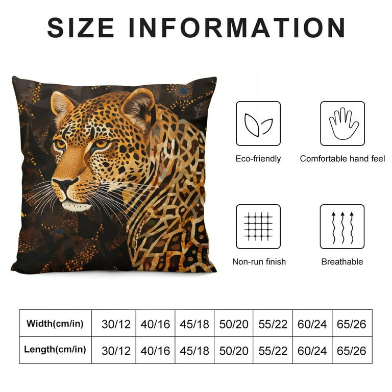 Leopard print pillows walmart hotsell