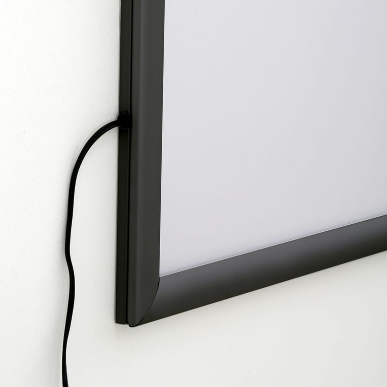 18x24 Smart Poster LED Light Box 1 inch Silver Aluminum Profile