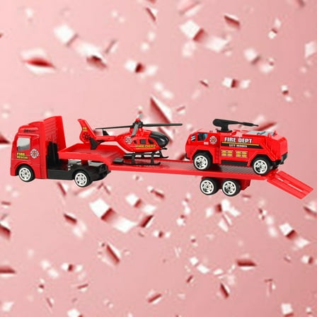 WRITWAA Mini Metal Cars Toys Emergency Vehicles Toy Set for Children Pull 1Pack