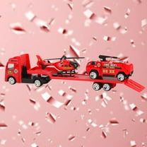 WRITWAA Mini Metal Cars Toys Emergency Vehicles Toy Set for Children Pull 1Pack