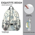 thumbnail image 3 of Small Floral Design Breathable Travel Backpack with Side Pockets, 3 of 5