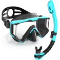 thumbnail image 1 of Set de Snorkel Greatever Pano Máscara para Adultos con 3 Ventanas Antivaho, 1 of 7