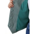 thumbnail image 5 of DARING DIVA Women's Plus Size Vintage Plaid Steampunk Button Vest 3X Blue Green, 5 of 6