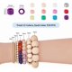 thumbnail image 2 of 6600 cuentas de vidrio pequeñas de 2 mm con agujero de 1 mm, 12 colores, espaciadoras redondas 12/0, para cintura., 2 of 6