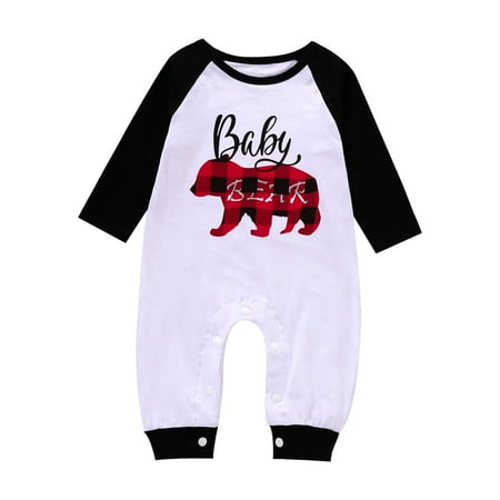 

Ozmmyan Christmas Toddler Clothes Newborn Infant Baby Boys Christmas Cartoon Letter Print Romper Jumpsuit Outfits on Clearance