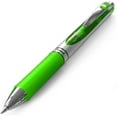 thumbnail image 4 of xianyou-EnerGel Retractable Liquid Gel Rollerball, 0.7mm Medium Point, Light Green Ink, Box of 12, 4 of 4