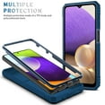 thumbnail image 4 of Military Grade Drop Impact for Samsung Galaxy A12 Camera Lens Slide Protection Case 360 Metal Rotating Ring Kickstand Holder Armor Shockproof Case For Samsung Galaxy A12,
Blue, 4 of 11