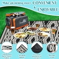 thumbnail image 5 of Boho Picnic Blanket Waterproof Foldable Extra Large Picnic Mat Beach Blanket 60"x80" for Camping Beach Hiking Patio Party Outdoor Decor Gifts, 5 of 6