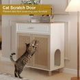 thumbnail image 4 of Gabinete de madera para caja de arena para gatos Faceket 80x40x88 cm, 4 of 9