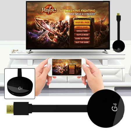 G4 HDMI TV Dongle Support For Android/IOS Netflix And Youtube Mirroring HDMI TV Display Dongle Miracast By Wifi Or Mobile Data TV (Best Mobile Wifi Dongle)