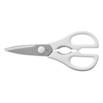 Kitchen Shears - Stainless Steel Utility Scissors for Chicken, Food Prep, and More - White - Multi-Purpose Shears for Home & Kitchen