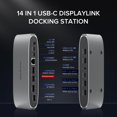 thumbnail image 2 of Estación de acoplamiento PULWTOP DisplayLink Triple Display 4K @60Hz, 2 of 9