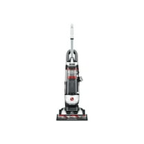 Hoover Bagless Upright Vacuum, High Performance, Pet Friendly, Swivel Design, with Dusting Brush, Extension Wand, HEPA Filter, Crevice & Upholstery Tool, 110 V Red/Grey