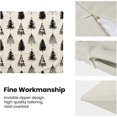 thumbnail image 6 of Christmas Pillow Covers 18x18 Set of 2, Christmas Tree Throw Pillows Linen Black and White Xmas Winter Cushion Case Christmas Decorations for Home Sofa Couch Outdoor, 6 of 6