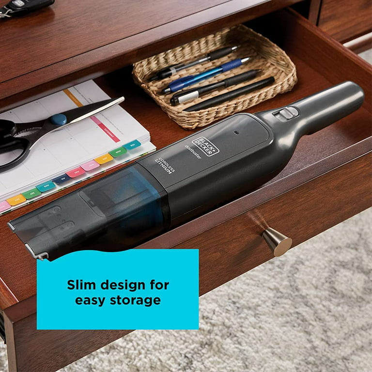 The BLACK+DECKER® dustbuster® AdvancedClean™ Slim Cordless Hand Vacuum  Sweeps Up a Better Homes & Gardens 2022 Clean House Award