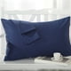 thumbnail image 4 of Funda de almohada de algodón de un solo Color sólido, cómoda y suave, adecuada para múltiples escenarios, 4 of 6
