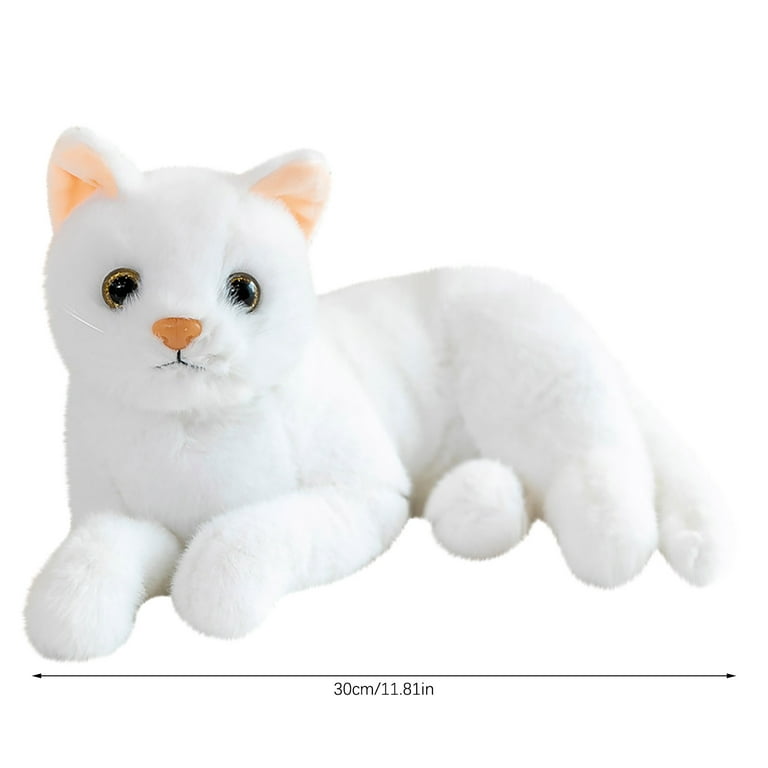 Simulation 3D Print Fox Cat Plush Throw Pillow Toy Cartoon Stuffed