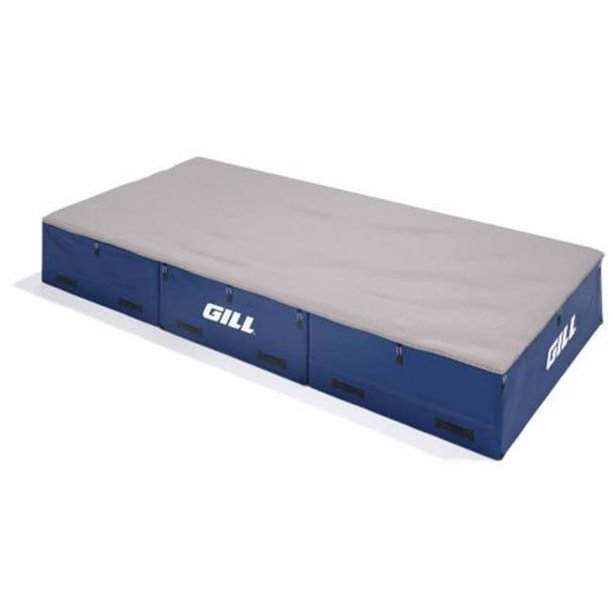 Gill Athletics GA64117C1304 High Jump Pit, Navy & White 8 ft. x 16 ft