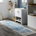 thumbnail image 2 of BoutiqueRugs Limestone Bohemian Vintage Medallion Runner Rug - Farmhouse Oriental Floral Carpet for Hallway, Kitchen - Blue, Gray, Navy - 2'7" x 20' Runner, 2 of 19