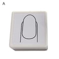 thumbnail image 2 of opvise Nail Seal Simple Operation Non-Deformed DIY Art Practice Square Type Mold Watercolor Template for Manicure, 2 of 8