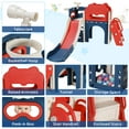 thumbnail image 6 of TLSUNNY 8-in-1 Toddler Slide and Climber, with Enclosed Steps, Telescope, Basketball Hoop, Play Tunnel, for Nursey, Playground, 6 of 9