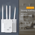 thumbnail image 2 of Repetidor WiFi ampliado con amplificación de señal inalámbrica de banda dual de 1200 m, 2 of 5