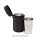 thumbnail image 4 of Kearding Taza de viaje de acero inoxidable de 4 piezas, portátil, reutilizable, para acampar, jugo, bebida, botella de agua, accesorios con bolsa de Utensilios de cocina Pequeño Kearding HA080470-01, 4 of 6