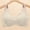 Beige, variant on VONCOS Womens Seamless Wirefree Bralette Bra Ultra Comfort Wireless Lounge Sleep Everyday Nylon Spandex Adjustable Straps Beige,Size M