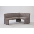 thumbnail image 3 of Milan Laniyah Fully Upholstered Linen Fabric Nook in a Natural Weave, 3 of 5