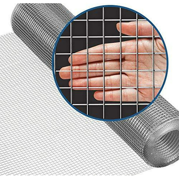 Succesvol vaak verjaardag Amagabeli 48inch x 100ft SS304 Stainless Steel Welded Wire Mesh 1 inch  Square Hardware Cloth 16 Gauge - Ideal for High-Grade DIY Cages Rodent Mesh  Cabinets Wire Mesh Window Screen Mesh - Walmart.com