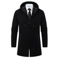 thumbnail image 4 of Dpytoraw Mens Autumn And Winter Fashion Casual Knitted Standing Neck Long Sleeve Sweater Coat, 4 of 5