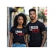 thumbnail image 1 of [Christmas Couples' Tee] Christmas 1pc Couples' T-Shirt - 'I Prayed for Him, I Prayed for Her' Print, Cotton Blend, Casual Fit, Machine Washable - Perfect for Date Night & Anniversary Gifts, 1 of 6