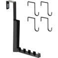 thumbnail image 1 of Tendedero plegable para puerta Tcwhniev con 4 ranuras, resistente, toallero portátil para abrigos, ropa, armario, dormitorio y baño., 1 of 7