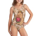 thumbnail image 5 of Big Bathing Suit One Piece Quick Dry For Girls Swimsuit Back Summer Beach Teen Practice Swimwear Size 11-12T, 5 of 7