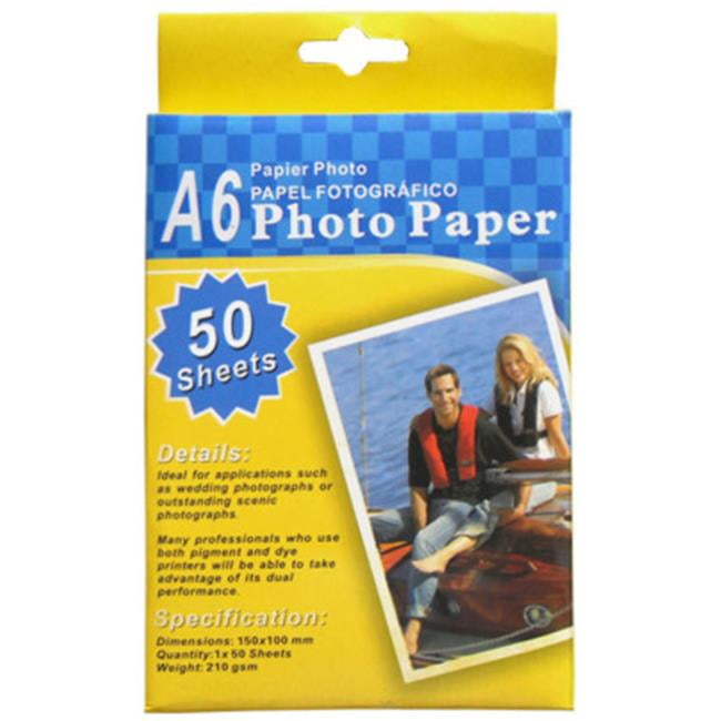 Bulk Buys Photo Paper 50 Sheets Pack of 8