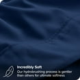 thumbnail image 4 of Bare Home Ultra-Soft Flat Sheets - Premium 1800 Collection - Double Brushed - Twin XL, Dark Blue, 4 of 7